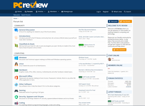 Screenshot from http://www.pcreview.co.uk